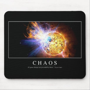 Chaos: Inspirerend prijsopgave Muismat