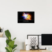 Chaos: Inspirerend prijsopgave Poster (Thuiskantoor)