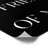 Chaos Is A Friend Funny Text Stressed Gift For Mom Poster (Hoek)