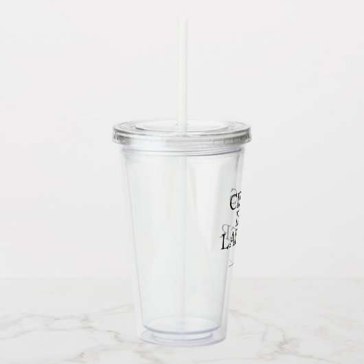 Chaos is een adder acryl drinkbeker (Rechts)