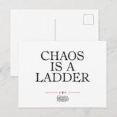 Chaos is een adder briefkaart (Voorkant / Achterkant)