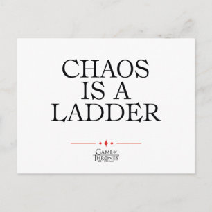 Chaos is een adder briefkaart