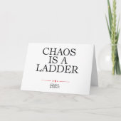 Chaos is een adder kaart (Voorkant)
