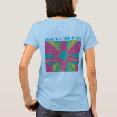 Chaos is een vorm van kunst t-shirt (Achterkant)