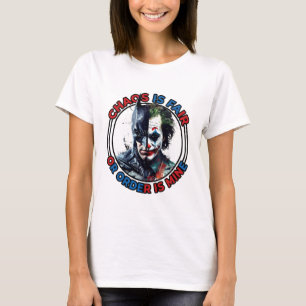 Chaos Is Fair Comic Schurken T-shirt