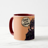 Chaos Is Mijn Kroon Mok (Voorkant links)