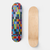 Chaos Kleur Jam Space tektonisch dek Persoonlijk Skateboard (Voorkant)