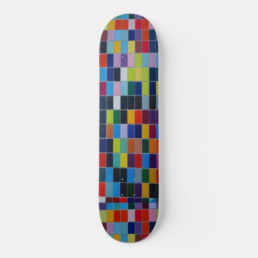 Chaos Kleur Jam Space tektonisch dek Persoonlijk Skateboard (Voorkant)