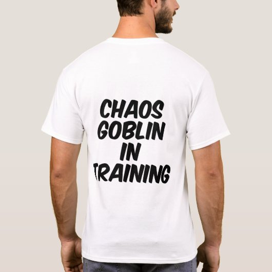 Chaos kobold in opleiding t-shirt (Achterkant)