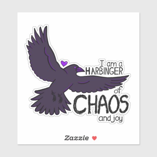 Chaos Kraai Sticker (Vel)