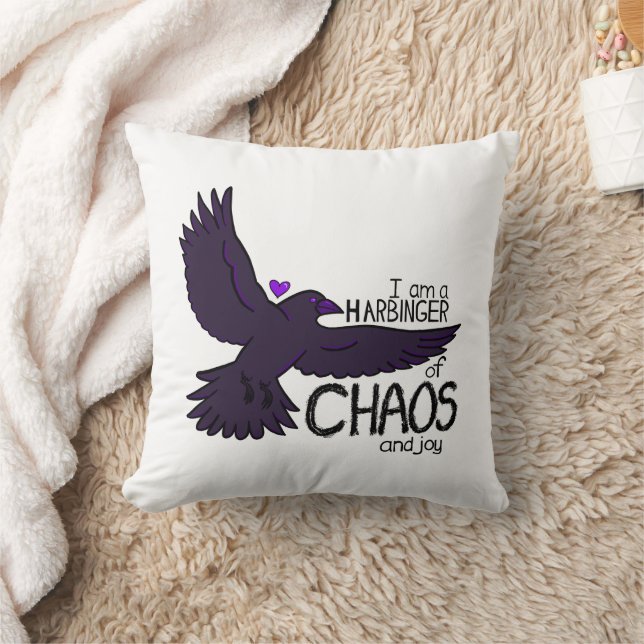 Chaos Kraai Tapijt Kussen (Deken)