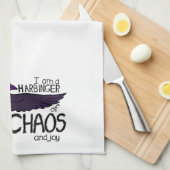 Chaos Kraai Tapijt Theedoek (Quarter Fold)