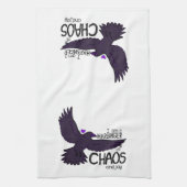 Chaos Kraai Tapijt Theedoek (Verticaal)