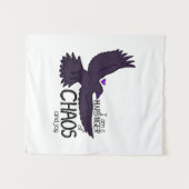 Chaos Kraai Tapijt Wandkleed (Voorkant (horizontaal))