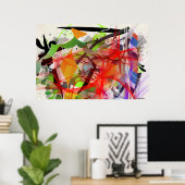 CHAOS KUNST - BERE POSTERS & CANVAS WANDKUNST - CA (Thuiskantoor)