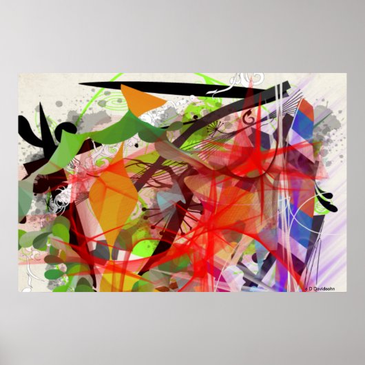 CHAOS KUNST - BERE POSTERS & CANVAS WANDKUNST - CA (Voorkant)