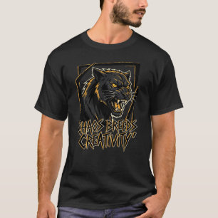 Chaos Kweekt Creativiteit Panter Omarm De Wilderni T-shirt