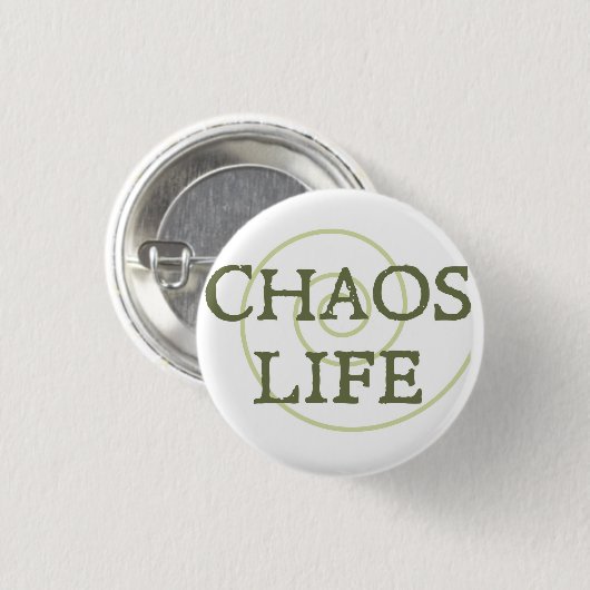 Chaos Life Button (Voorkant /achterkant)
