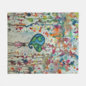 Chaos Love Fleece Blanket veroveren Deken (Voorkant (Horizontaal))