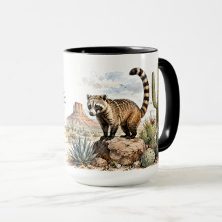 Chaos maar ik maak het schattig, Coatimundi 15oz Mok