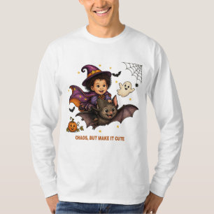 Chaos Maar Maak Het Schattig - Schattige Baby Heks T-shirt