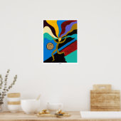 Chaos-Man - Afdrukken Poster (Keuken)