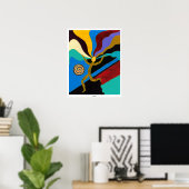 Chaos-Man - Afdrukken Poster (Thuiskantoor)