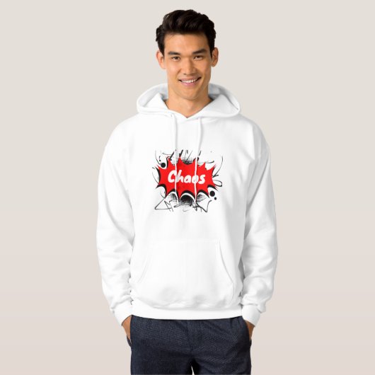 CHAOS Mode – Comic Blast Hoodie (Voorkant volledig)