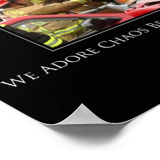 Chaos Motivatie Poster (Hoek)