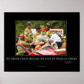 Chaos Motivatie Poster (Voorkant)