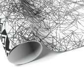 Chaos naar Orde Abstract Geometrisch  Cadeaupapier (Rol Hoek)