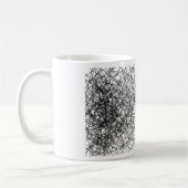 Chaos naar Orde Abstract Geometrisch  Koffiemok (Links)
