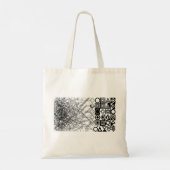 Chaos naar Orde Abstract Geometrisch Tote Bag (Achterkant)