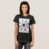 Chaos occulte symboliek t-shirt (Voorkant volledig)