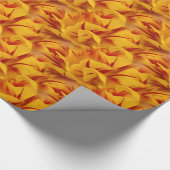 Chaos of Red & Yellow: Monsella Two-Tone Tulips Cadeaupapier (Hoek)