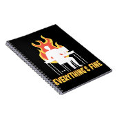 Chaos Office Manager Funny Kantoor Crew Notitieboek (Rechterzijde)