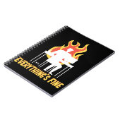 Chaos Office Manager Funny Kantoor Crew Notitieboek (Linkerzijde)