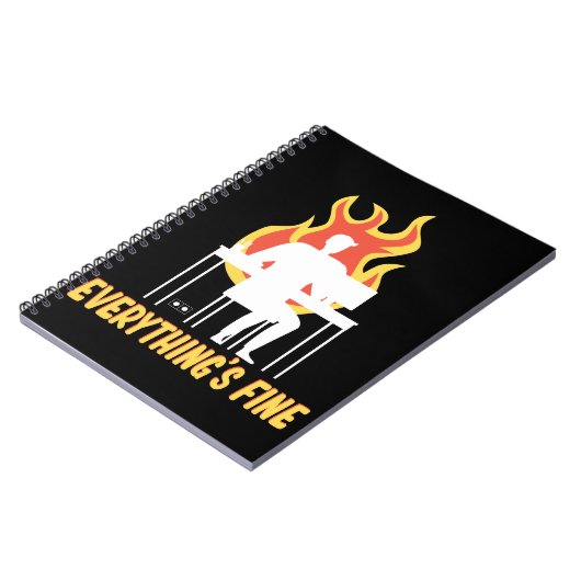 Chaos Office Manager Funny Kantoor Crew Notitieboek (Linkerzijde)