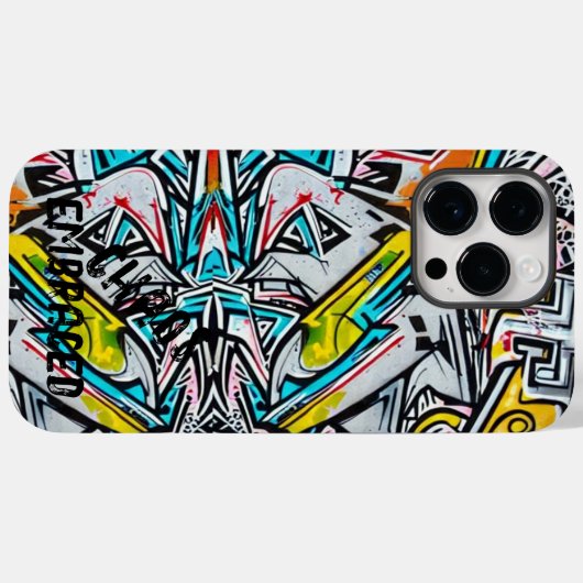 chaos omarmd - je graffiti zelf Case-Mate iPhone case (Achterkant (horizontaal))