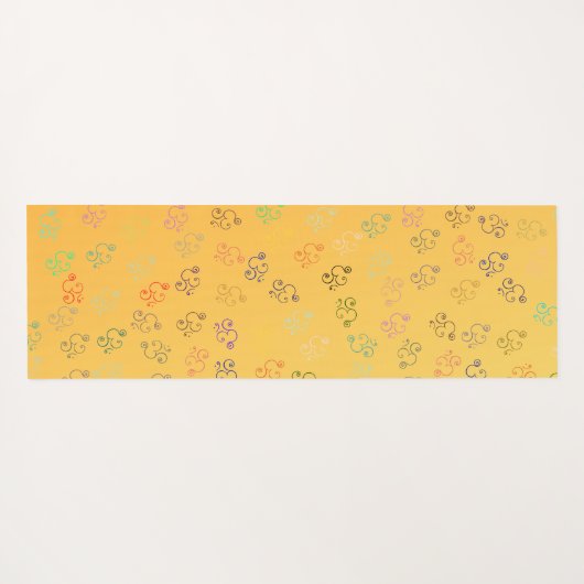 Chaos OMs | Geel, , helder Yogamat (Achterkant (horizontaal))