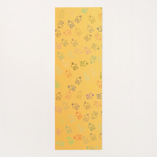 Chaos OMs | Geel, , helder Yogamat (Achterkant)