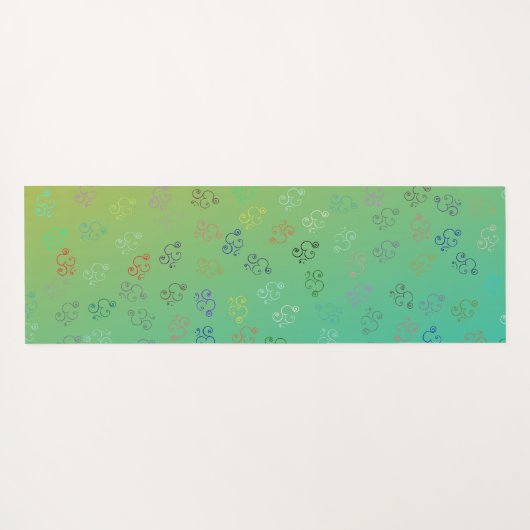 Chaos OMs | Green Ombre, Om Yogamat (Achterkant (horizontaal))