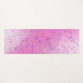 Chaos OMs | Lavender,  roze ombre om Yogamat (Achterkant (horizontaal))