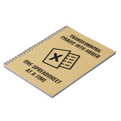 Chaos omzetten in een grappige volgorde notitieboek (Linkerzijde)