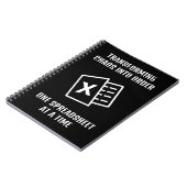 Chaos omzetten in een grappige volgorde notitieboek (Linkerzijde)