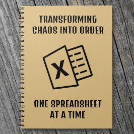 Chaos omzetten in een grappige volgorde notitieboek