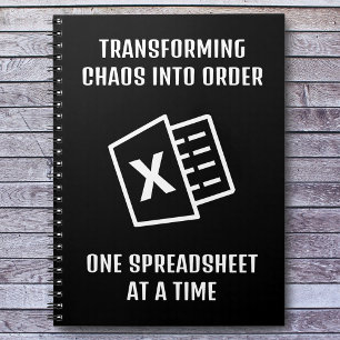 Chaos omzetten in een grappige volgorde notitieboek