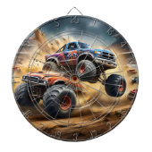 Chaos on Wheels: Monster Truck Smash Derby, Dartbord (Voorkant)