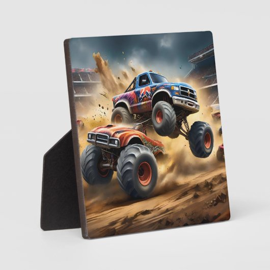 Chaos on Wheels: Monster Truck Smash Derby, Fotoplaat (Voorkant)