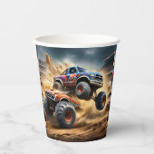 Chaos on Wheels: Monster Truck Smash Derby, Papieren Bekers (Voorkant)